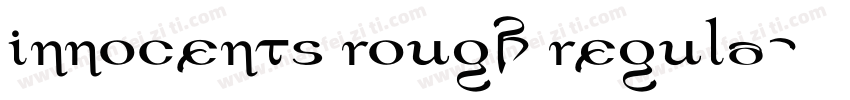 innocents rough Regula字体转换